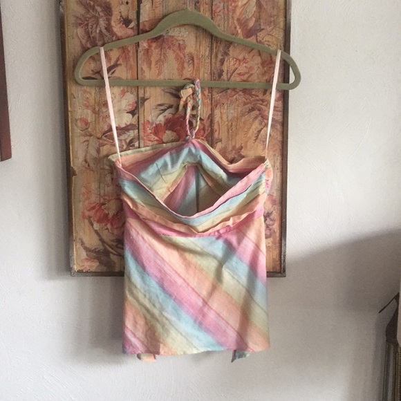 ANTHROPOLOGIE ALICE TRIXIE BOHO TANK TOP XS - Picture 2 of 9